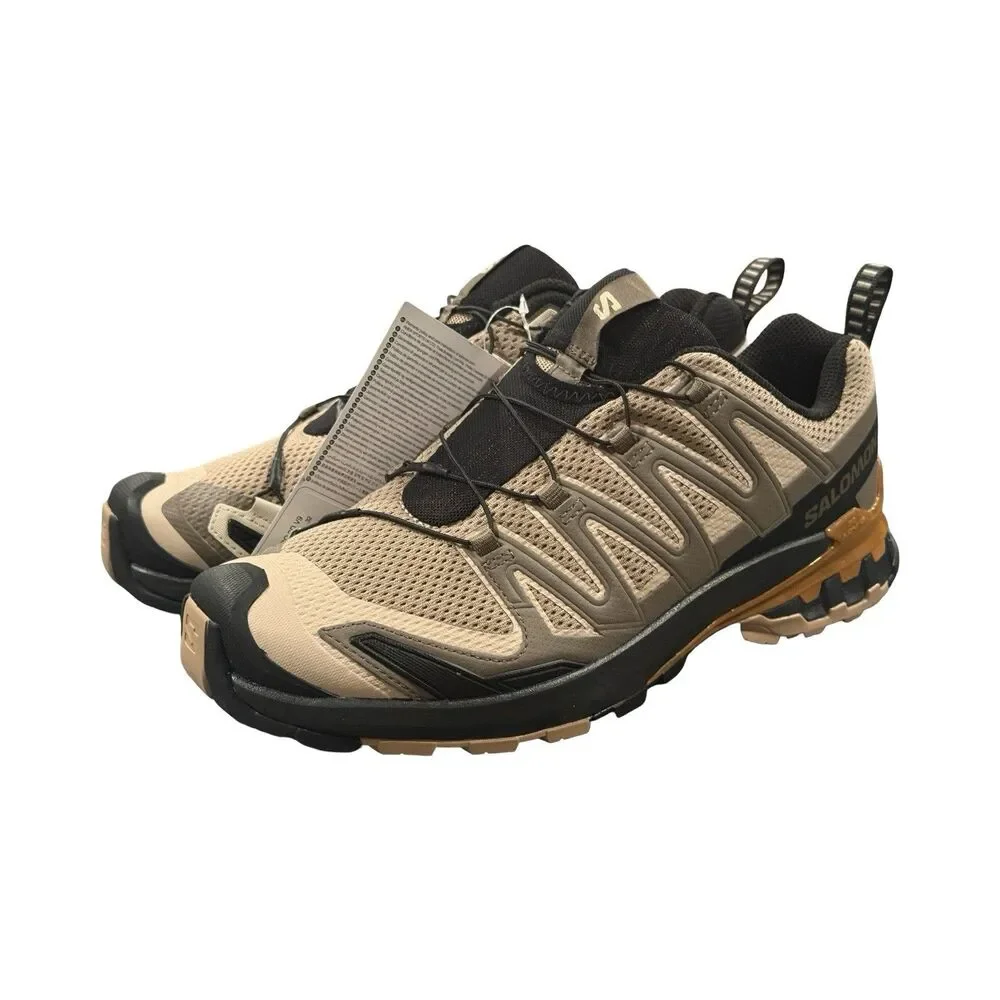 Size 10.5 Salomon XA Pro 3D V9 Trail Natural Black Sugar Almond Mens 472720